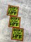 "Dope in Real Life", Iron-on Embroidered Patch, Statement Patches, Size 3" inches